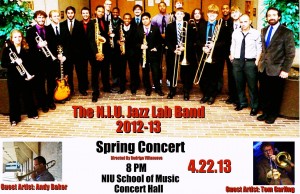 Andy Baker and Tom Garling with the NIU Lab Band @ Northern Illinois University School of Music  | DeKalb | Illinois | United States